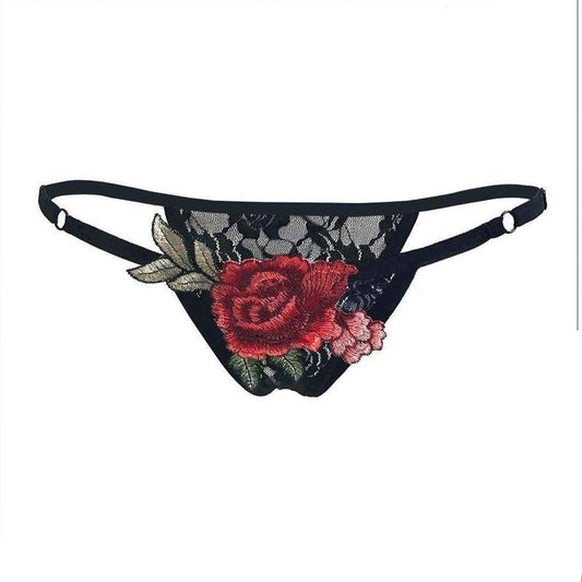 Sexy panties big flower panties