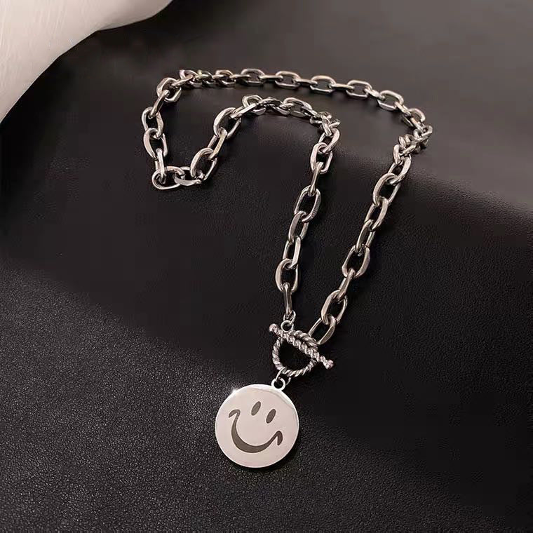 Titanium Steel Smiley Face Bracelet Women's Bracelets For Men And Women