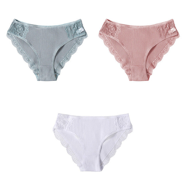 Set Cotton Underwear Women's Panties Comfort Underpants