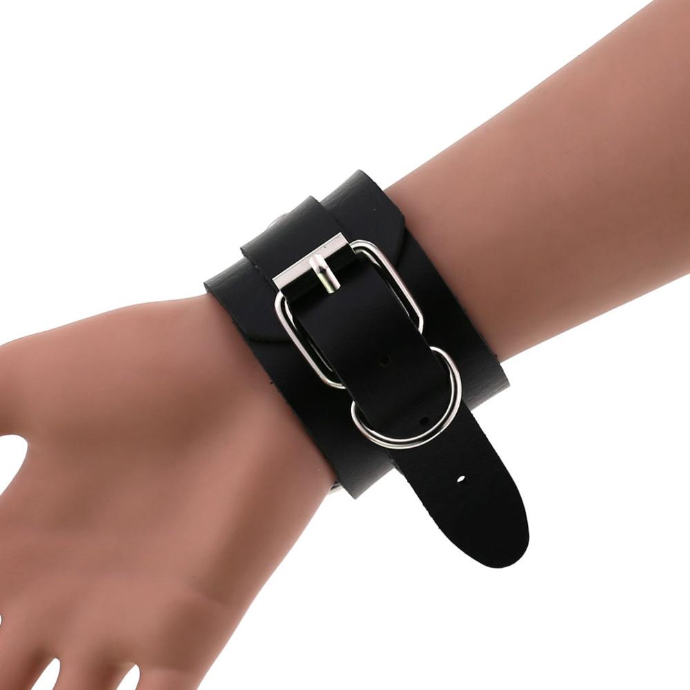 Personality Gothic Hip-hop Bracelet European Punk Men Leather Bracelet Women