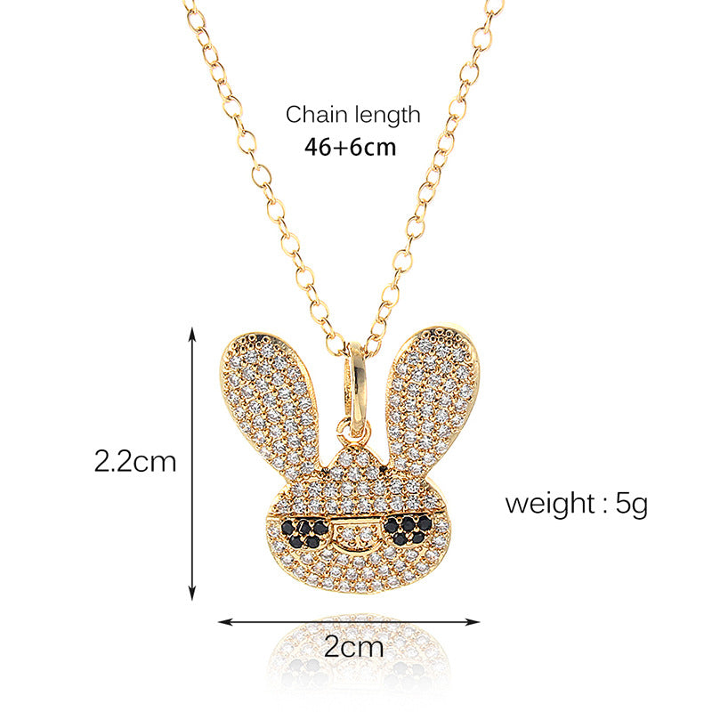 High Quality Diamond Pendant Necklace Women