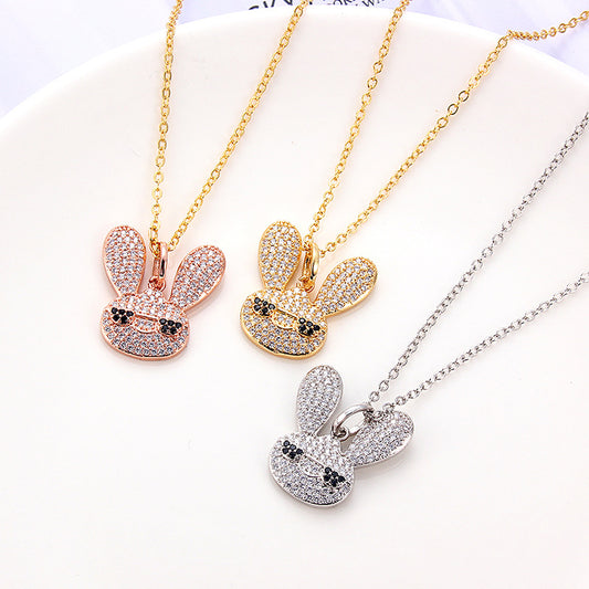 High Quality Diamond Pendant Necklace Women