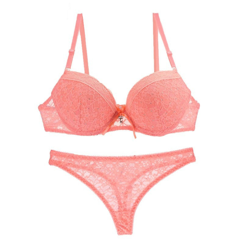 Sexy Lace Bra Set Super Gathered Ladies Bra Underwear