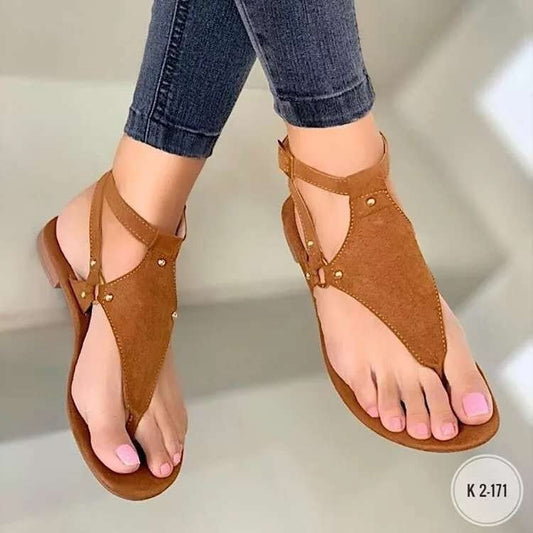 Beach buckle sandals