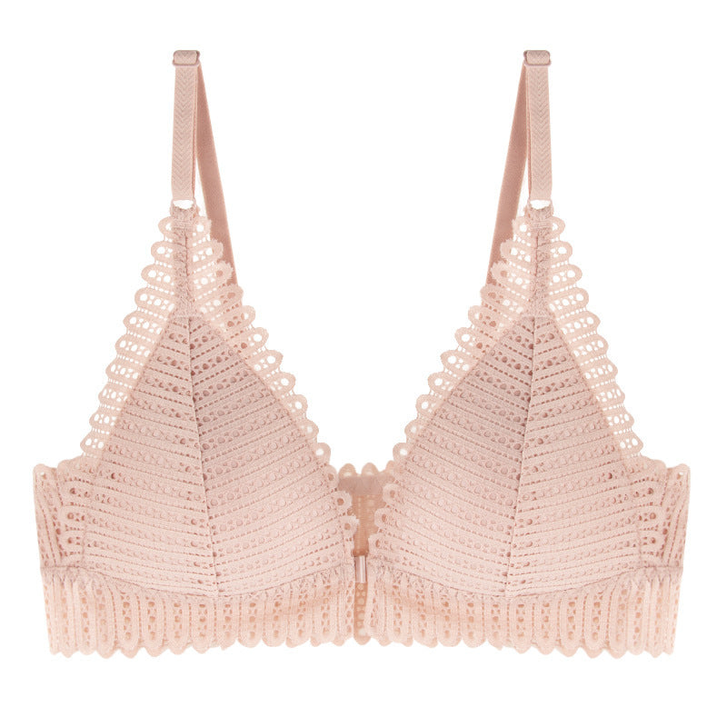 Sexy triangle cup bra without underwire