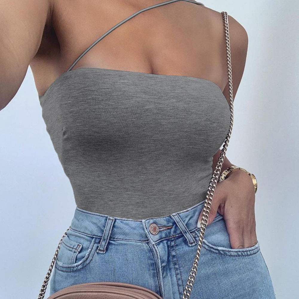 Sling-strap bodysuit