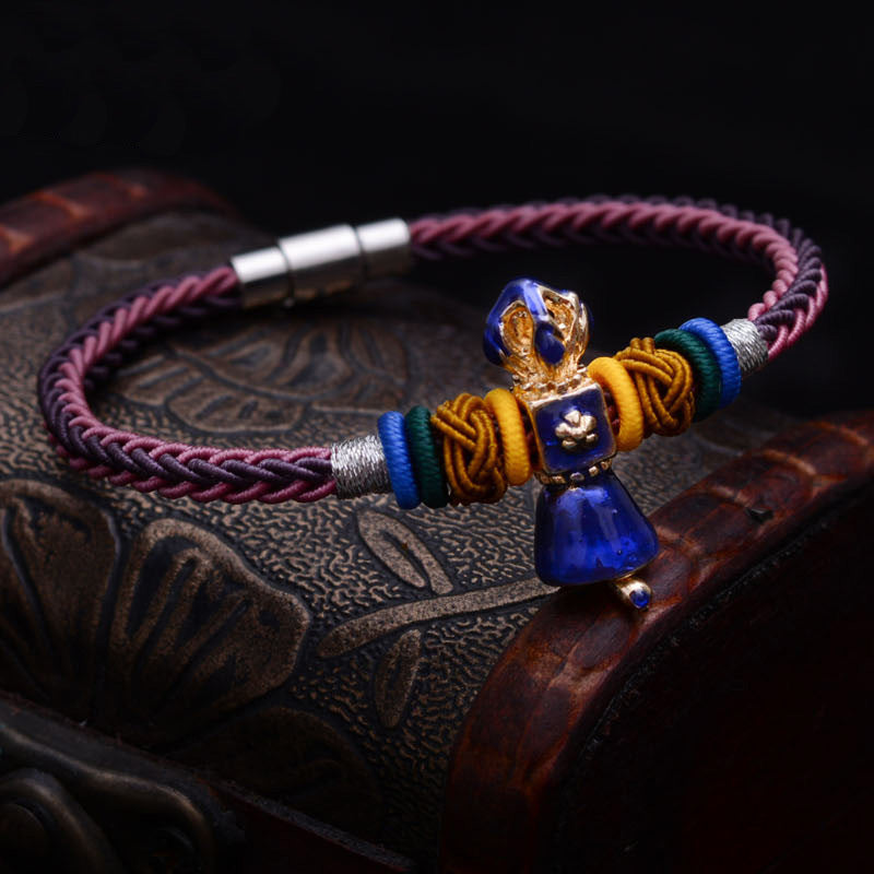 Hand-knitted bracelet women Tibetan style