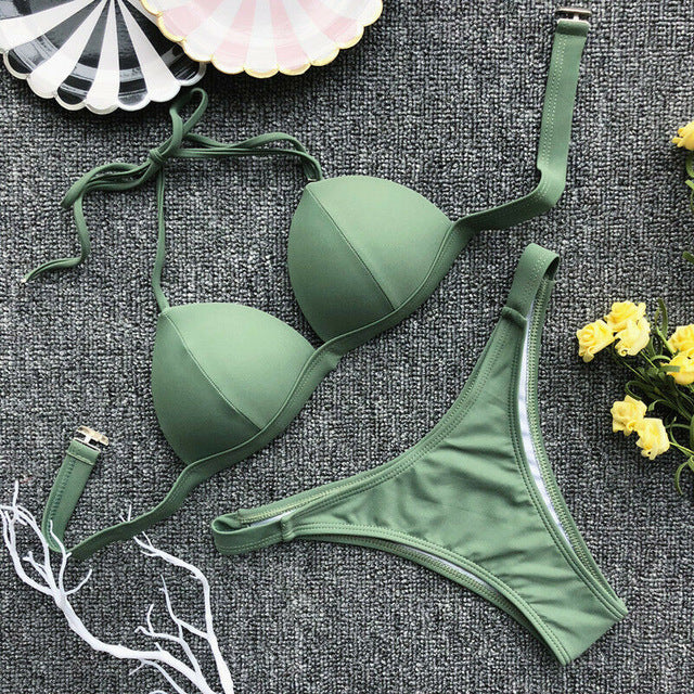 New Sexy Female Bikini Bra Set