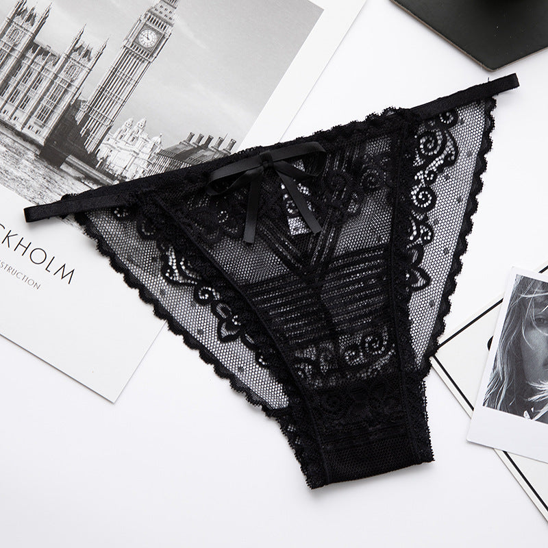 Ladies Lace Panties with Thin French Cotton