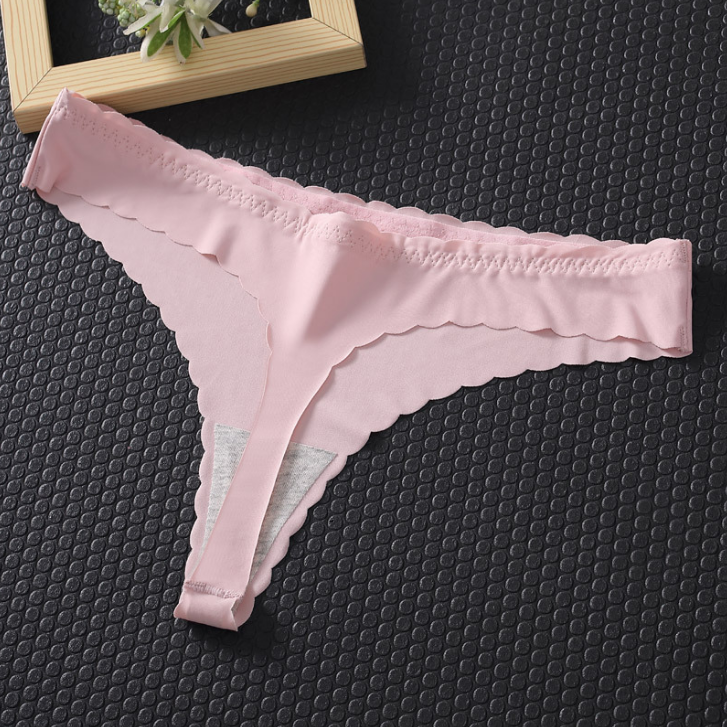 Sexy Seamless High Elastic Ice Silk Women's Panties