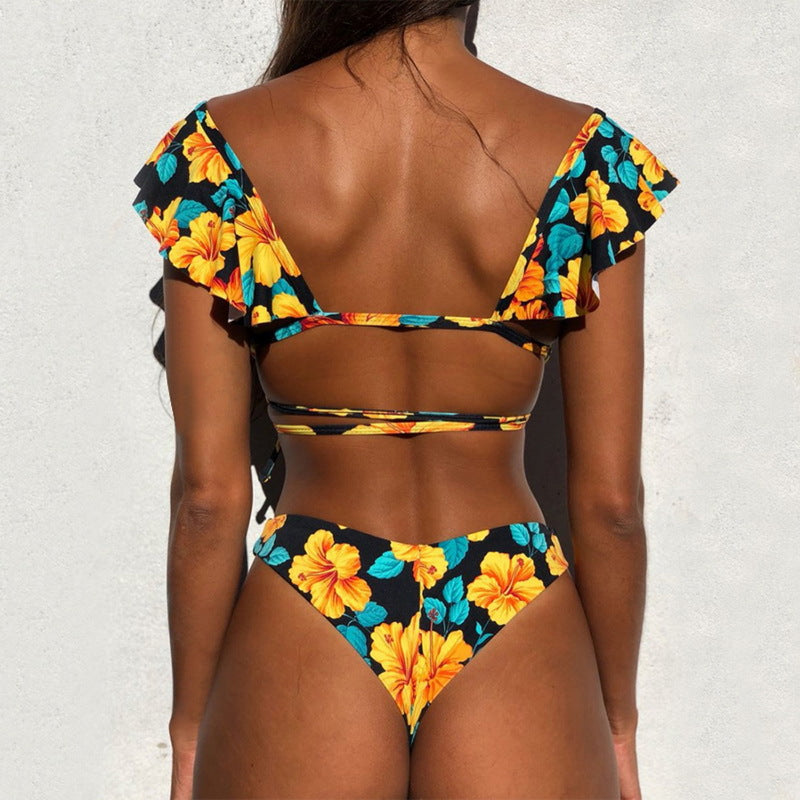 Brief wavy bikini