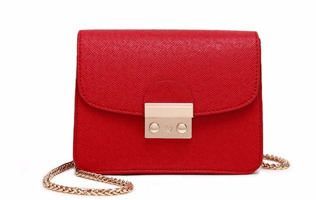 Chain ladies shoulder bag