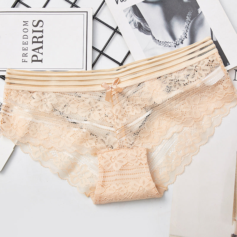 Sexy Ladies Briefs Lace Pattern Panties