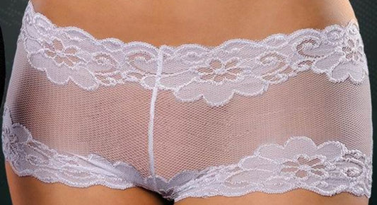 Transparent Panties Lace Seamless Hip-lift Boxer Briefs