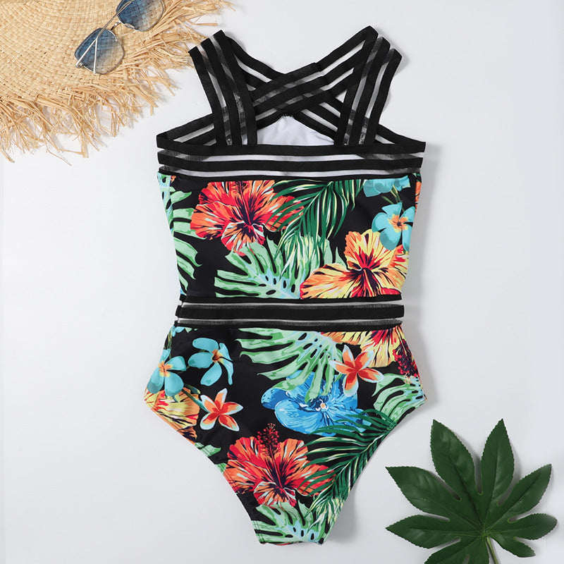 One-piece Printed Bikini