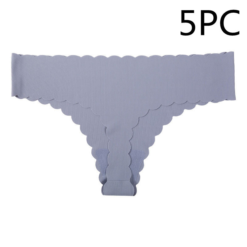 European And American Low-rise Ice Silk Seamless Panties