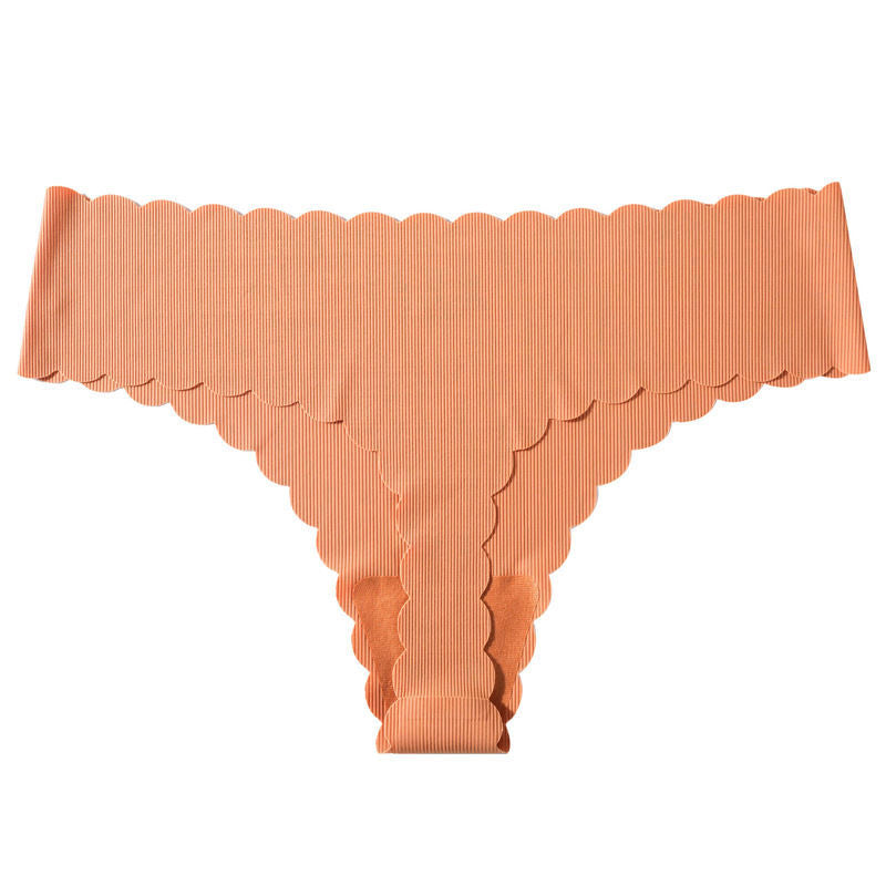 European And American Sexy Low-rise Ice Silk Seamless Panties