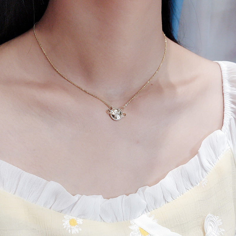 Clavicle chain necklace women