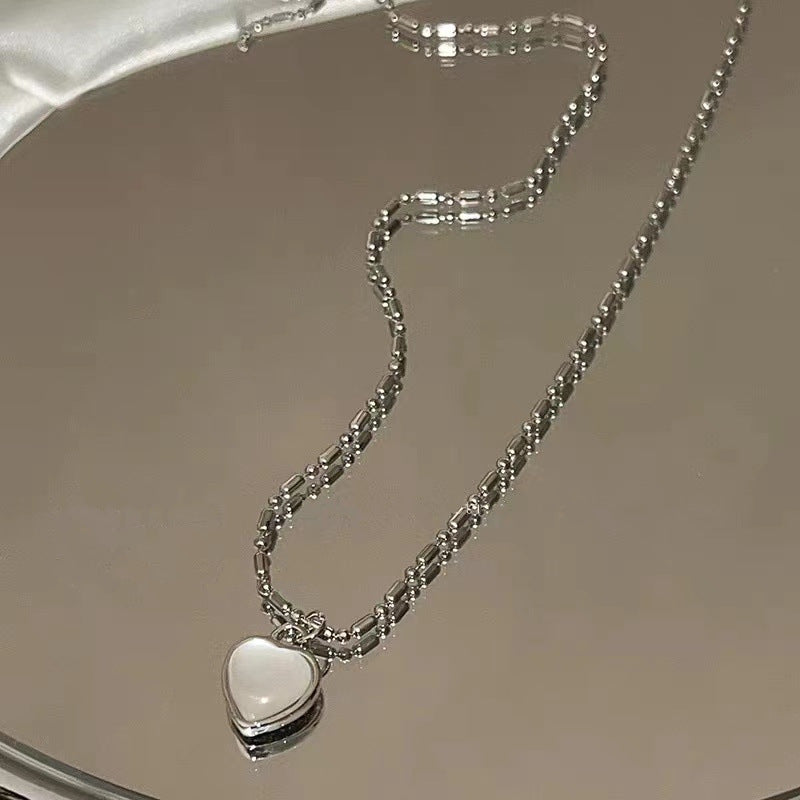 Gentle Love Pendant Necklace Versatile For Women