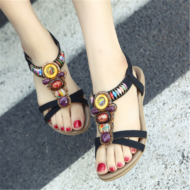 Bohemian ethnic sandals