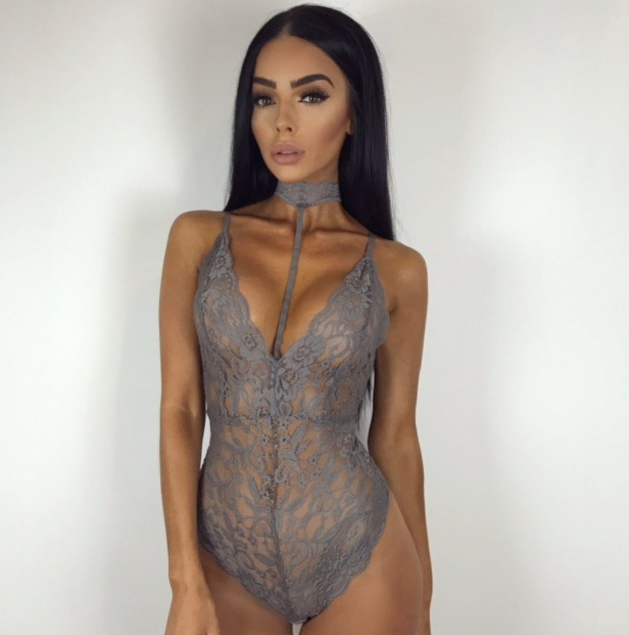 Sexy lace bodysuit