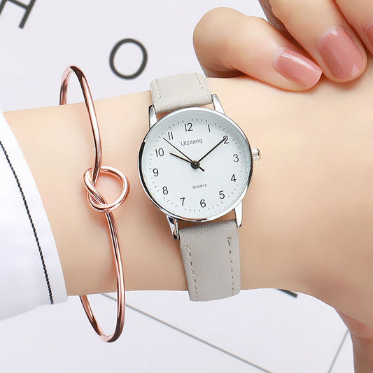 College style Korean style simple Mori series quartz watch