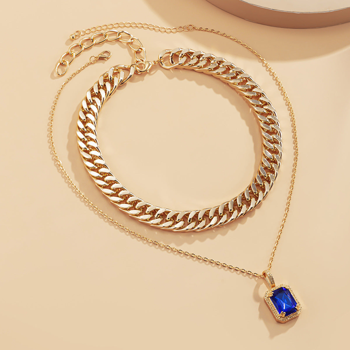 Fashion Simple Alloy Pendant Necklace Women