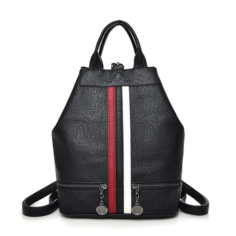 Women's All-Match Soft Leather Cowhide Backpack