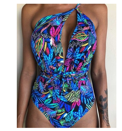 One Piece Swimsuit Backless Monokini Swimwear Women