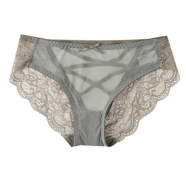 Women's lace cotton panties