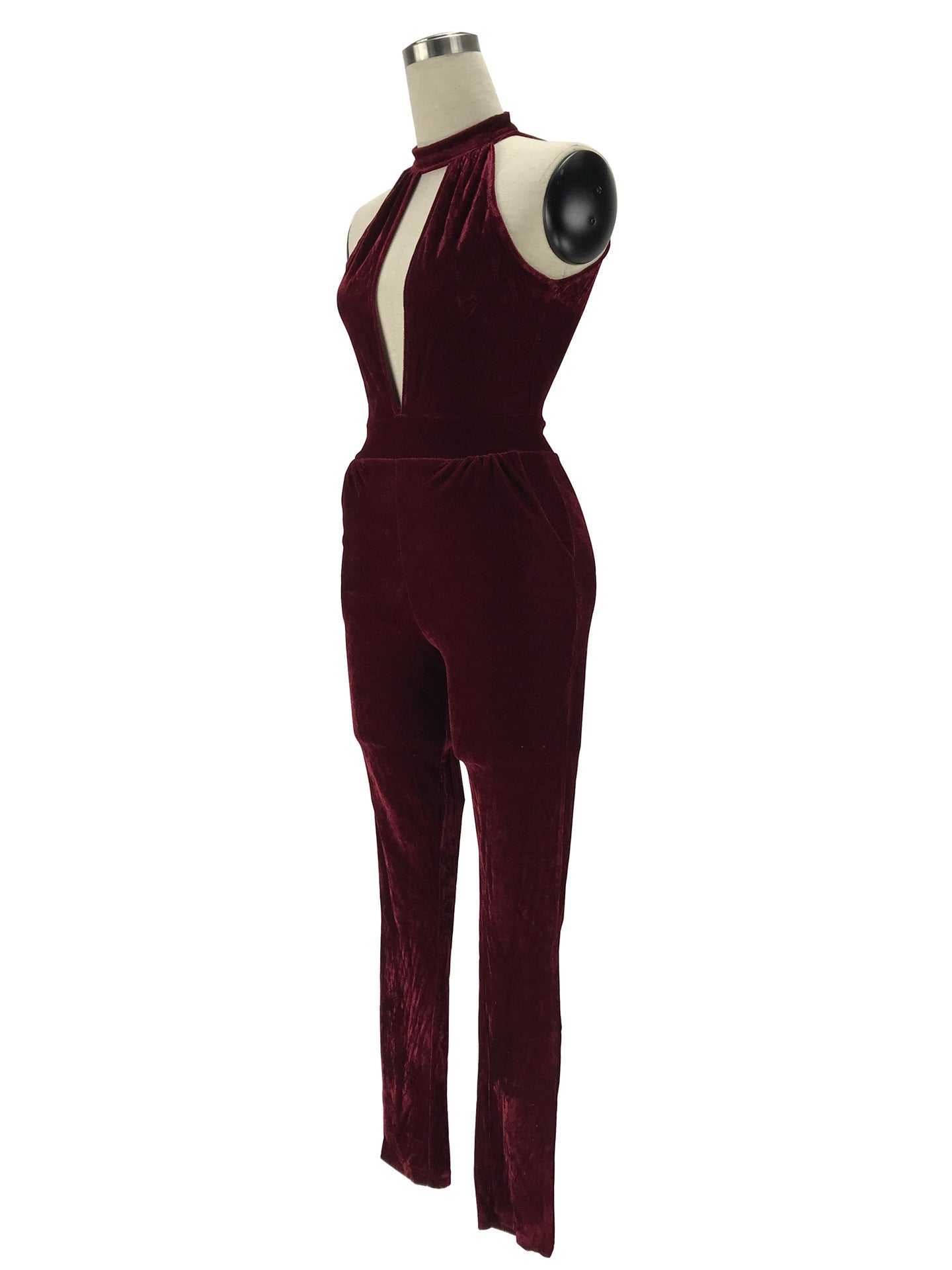 Zipper slim bodysuit