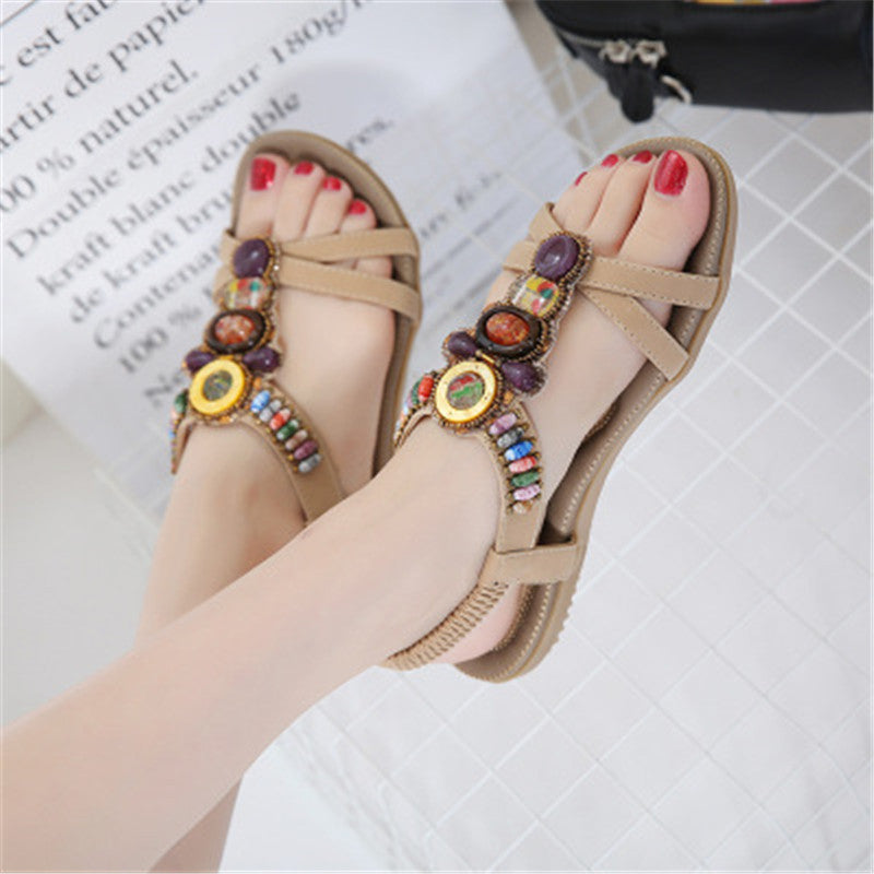 Bohemian ethnic sandals