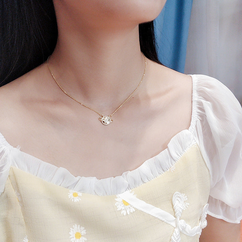 Clavicle chain necklace women