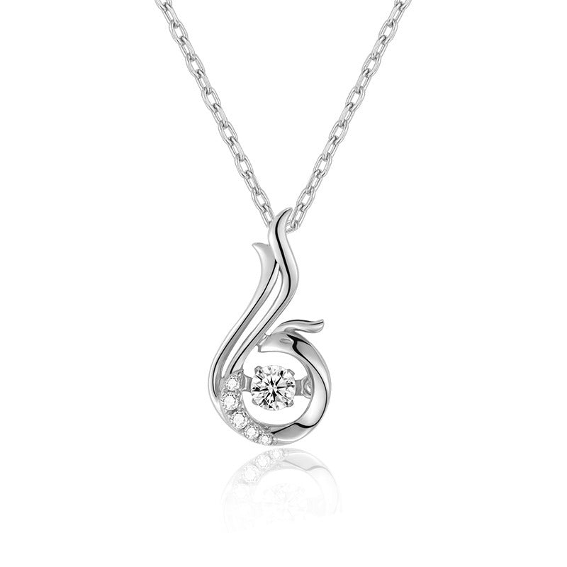 S925 Silver Phoenix Smart Necklace Women