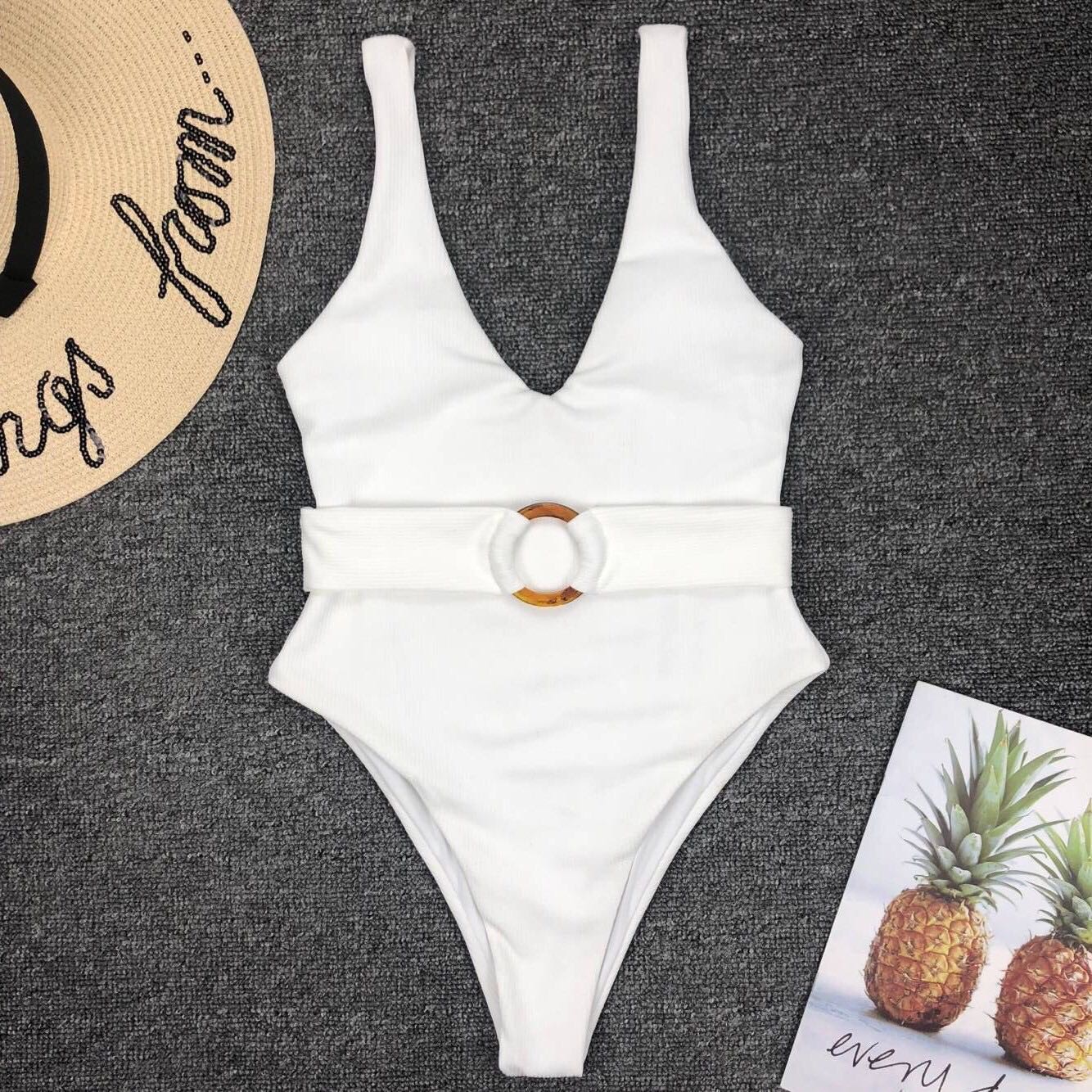 Women White Swimsuit