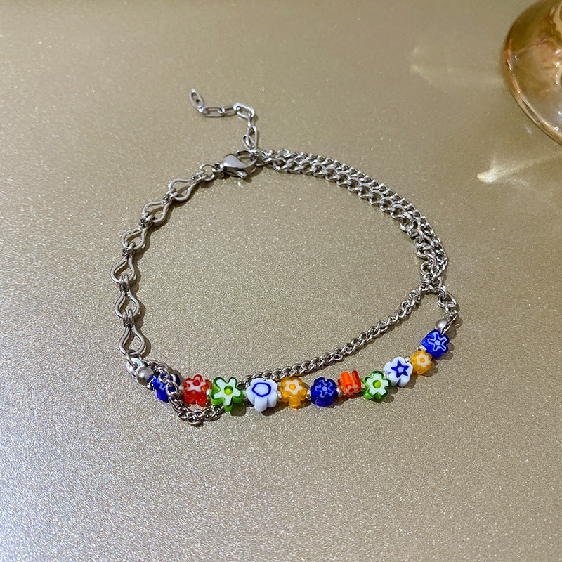 New Beaded Crystal Bracelet Women