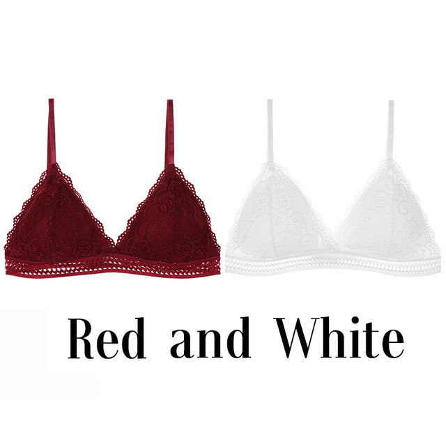 Sexy triangle cup bra