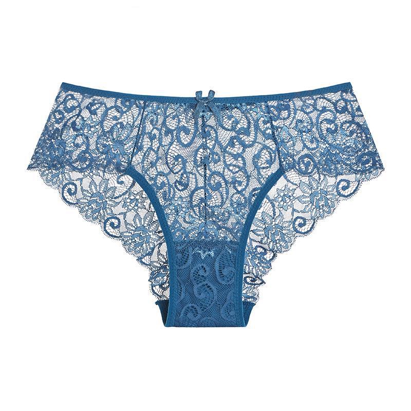 Sexy Mid-waist Lace Lace Women's Briefs For Women