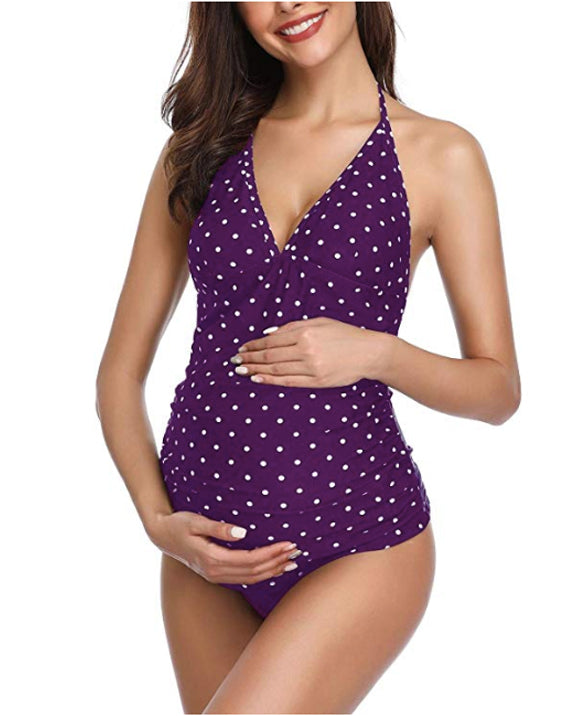 Split swimsuit for pregnant women