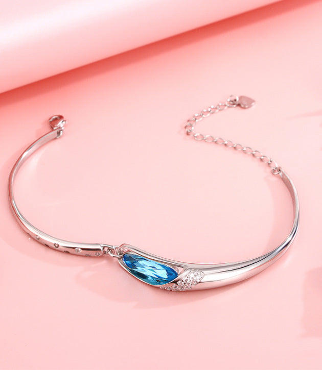 s925 twelve constellation bracelet women