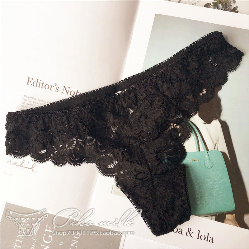 Sexy Thong Lace Seamless Low-rise Women's Panties