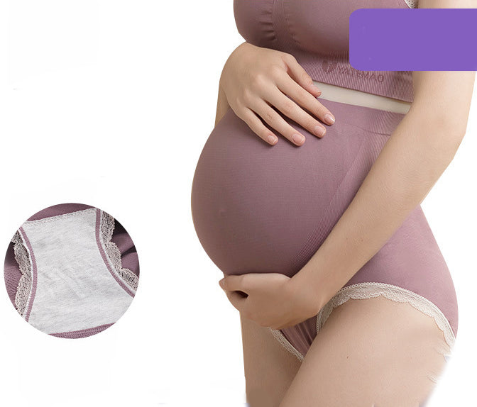 Pregnancy high waist belly support panties