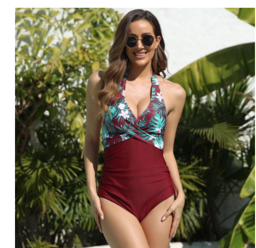 New One-piece Swimsuit For Women In Europe And America