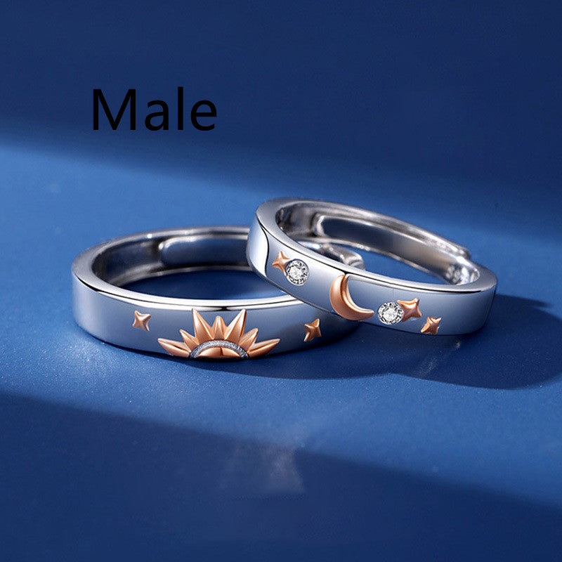 925 Sterling Silver Couple Rings For Women And Men