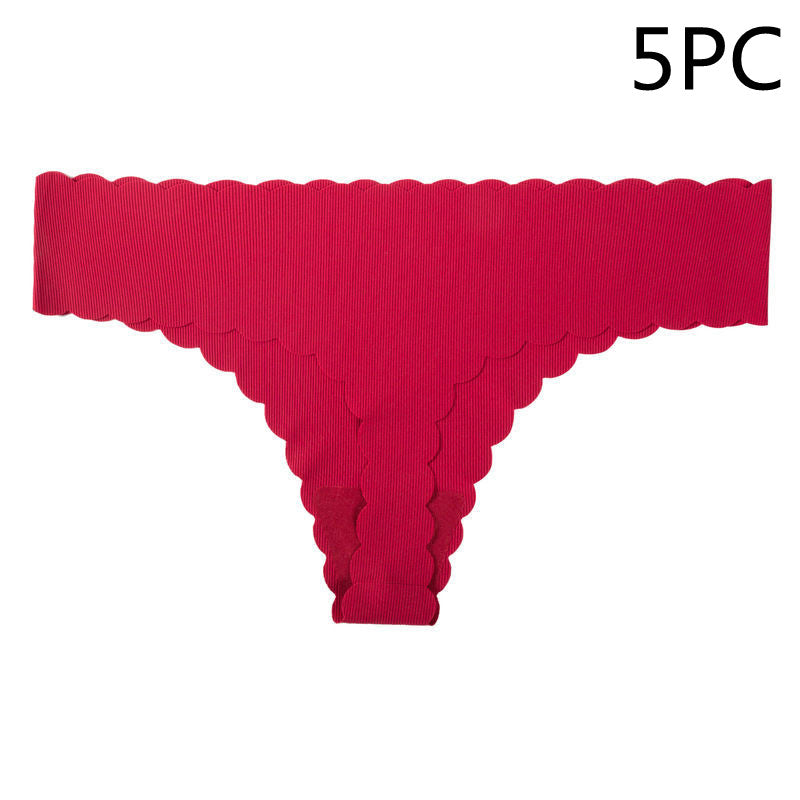 European And American Low-rise Ice Silk Seamless Panties