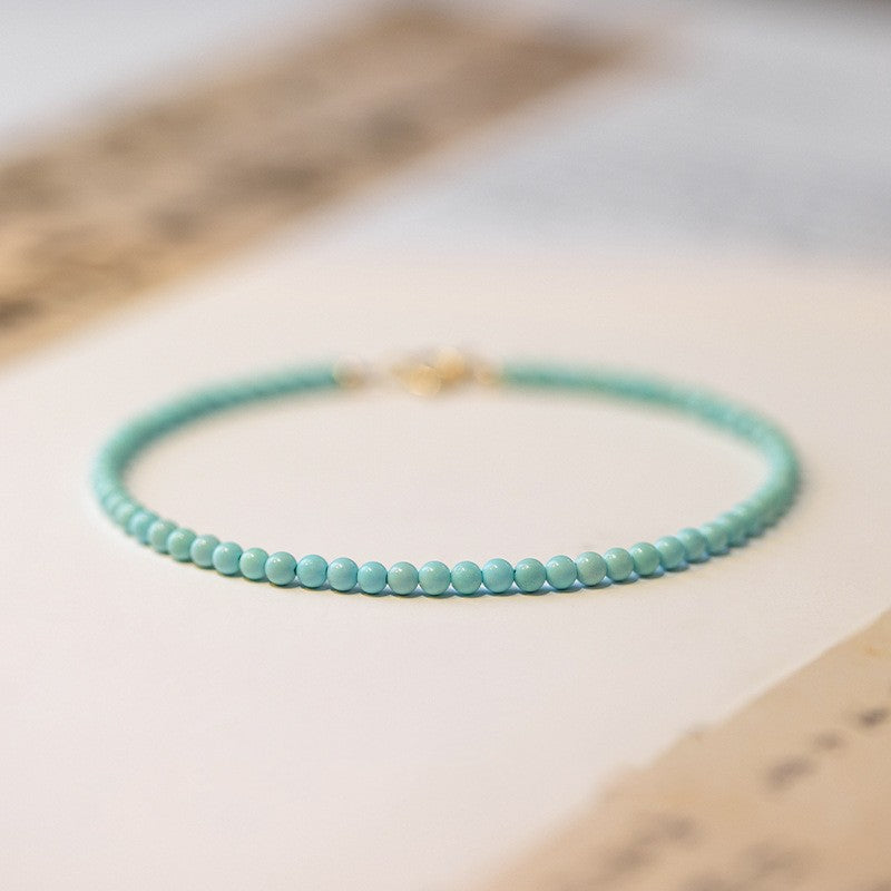 Natural Small Turquoise Bracelet For Women