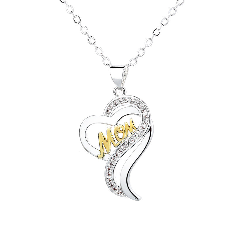 Silver Mother's Day Necklace For Women