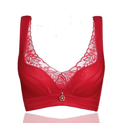 Adjustable lace bra