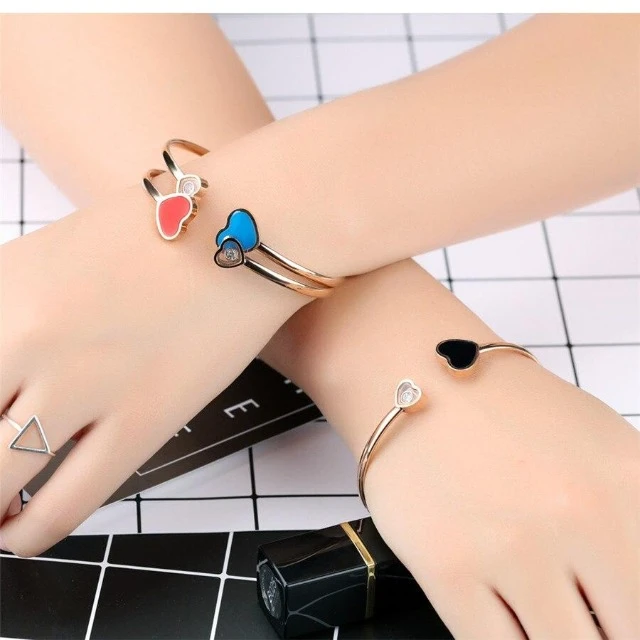 Women Fashion Elegant Heart Bracelets