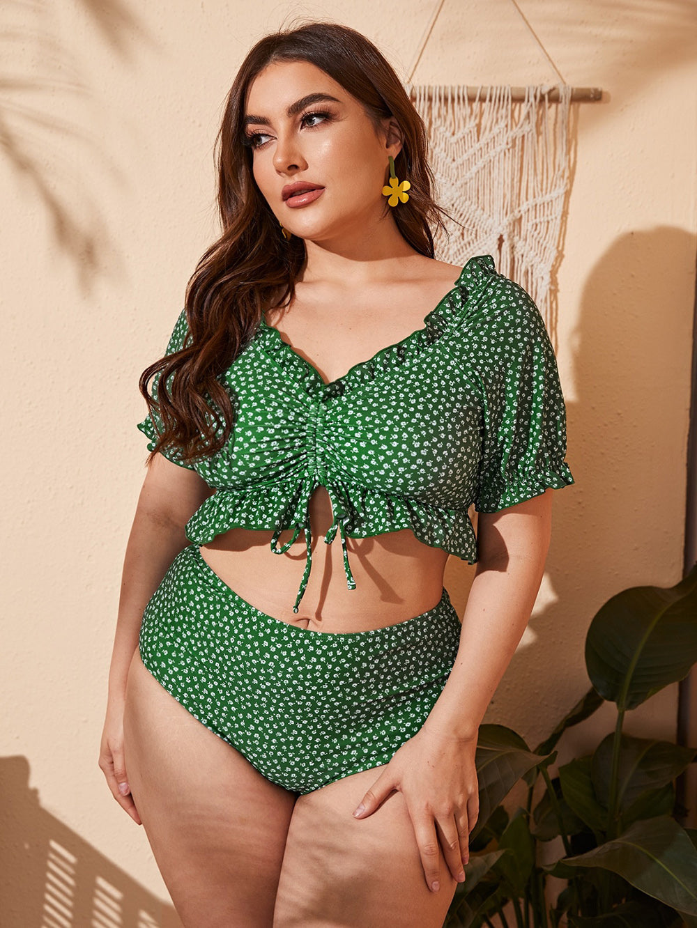 Women's Plus Size Split Bikini